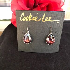 097 - NWT Cookie Lee Teardrop Earrings